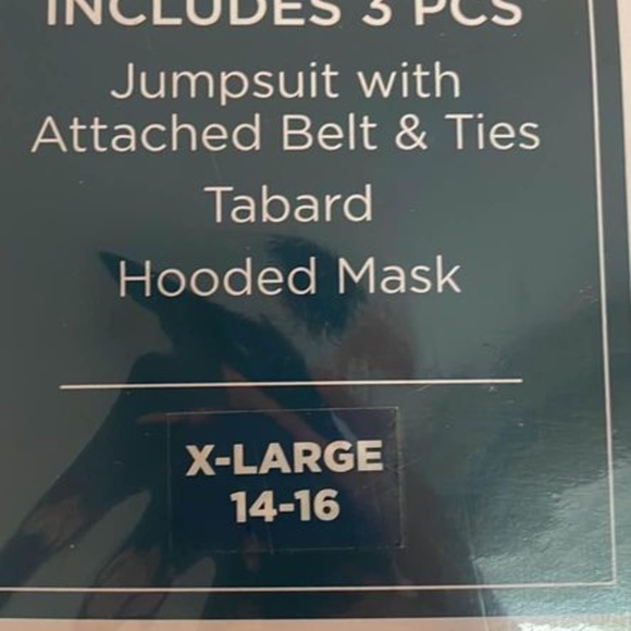 BRAND NEW youth boy red ninja assassin halloween costume size XL 14 - 16 - Picture 5 of 7